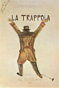 La trappola, progetto di copertina, olio su tela, cm 35 - 23. Immagine reperita sul web